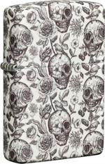 Skulls Glow in the Dark Zippo Lighter Image