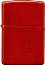 Red Metallic Zippo Lighter Image