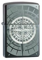Black Ice Compass Zippo Lighter Image