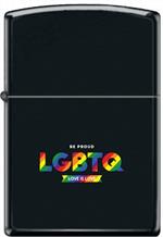 LGBTQ - Black Matte Zippo Lighter Image