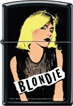 Blondie Crime - Black Matte Zippo Lighter Image