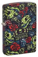 Glow in the Dark Skulls/Crowns/Roses Zippo Lighter Image