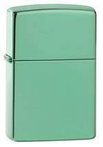 High Polish Green Zippo Lighter Image