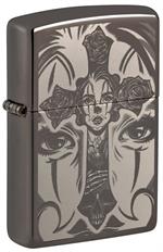 Skull Cross Design Zippo Lighter Image