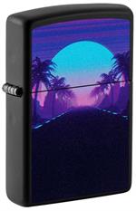 Sunset Blacklight Zippo Lighter Image