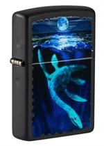 Loch Ness Blacklight Zippo Lighter Image