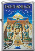 Iron Maiden Powerslave Classic Street Chrome Zippo Lighter Image