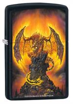 Ed Beard Jr - Harbinger Of Fire Black Matte Zippo Lighter Image
