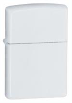 WHITE MATTE ZIPPO LIGHTER - 214