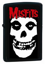 MISFITS SKULL BLACK MATTE ZIPPO # 218-C1008761 ZIPPO