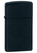 BLACK MATTE SLIM - ZIPPO #1618