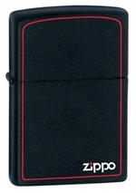 BLACK MATTE W/ LOGO - ZIPPO #218ZB