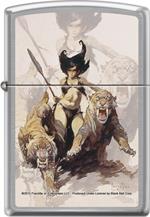 THE HUNTRESS by: FRANK FRAZETTA - ZIPPO
