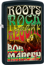 Bob Marley Zippo Lighter - Roots, Rock Reggae Street Chrome