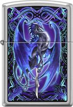 Stormblade by Ruth Thompson - Satin Chrome Zippo
