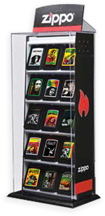 30 Piece Zippo Lighter Display