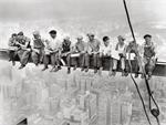 Men on Beam Rockefeller Center Poster Image
